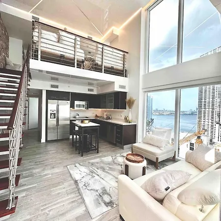 Loft Brickell River 10 Min To South Beach